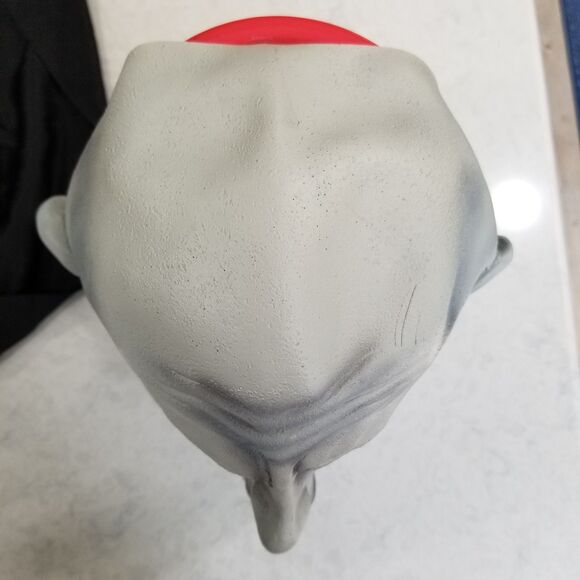 Vintage Rubies Uncle Fester latex over the head mask with hood - Picture 5 of 10